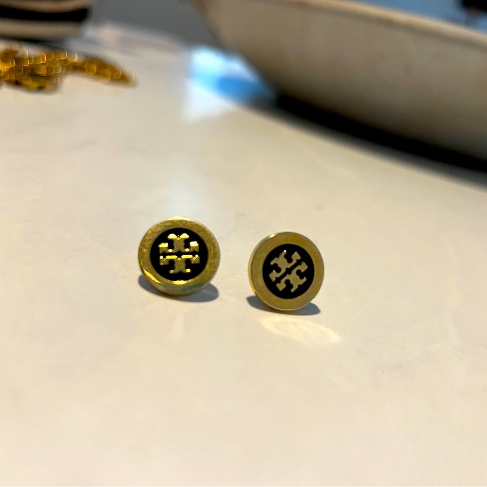 Tory Burch Logo Earrings